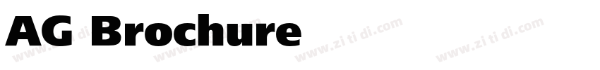 AG Brochure字体转换